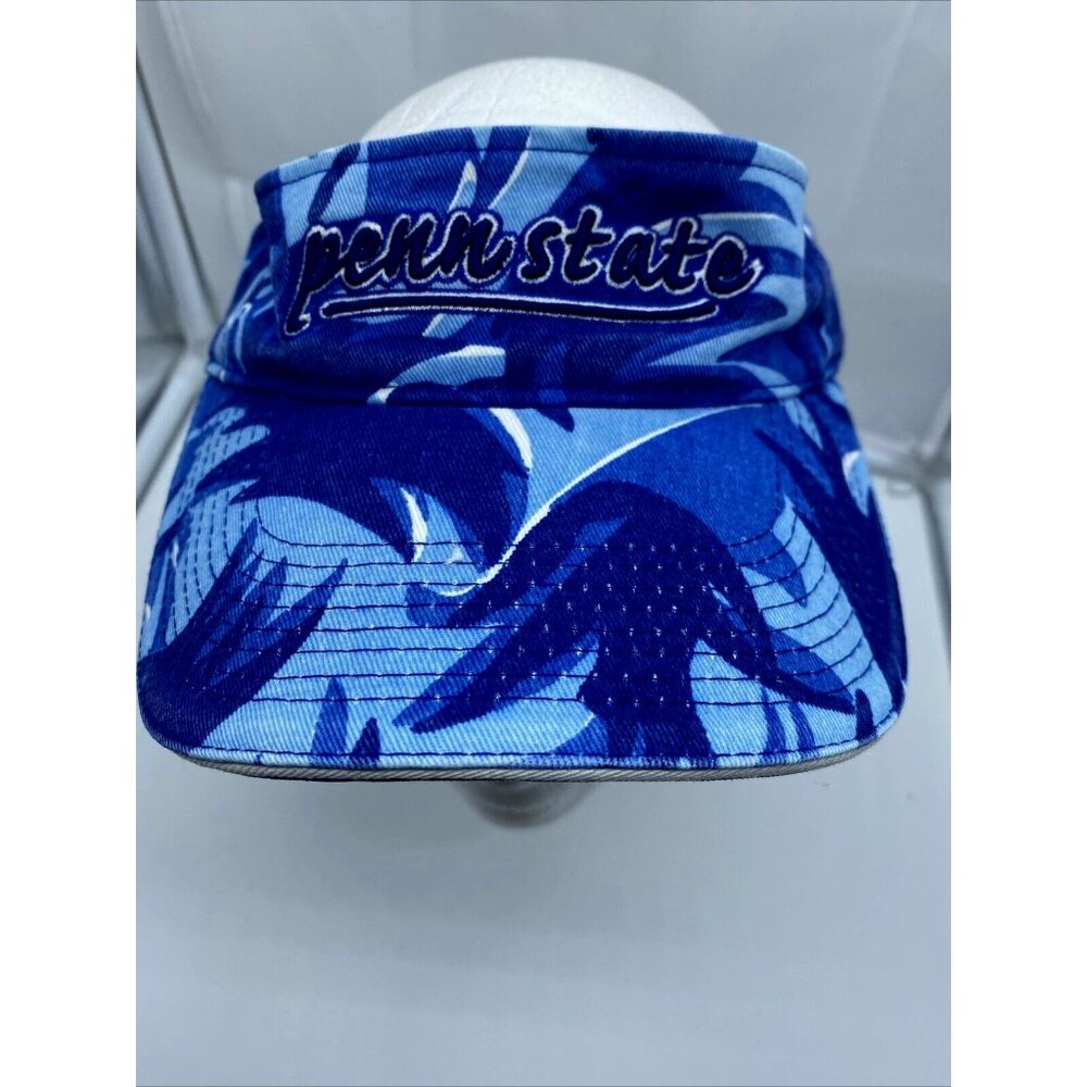 Penn State Nittany Lions Blue Camo Golf Visor Hat Hook & Loop NCAA B1G